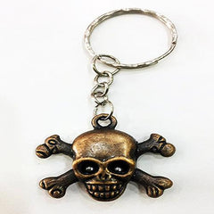 Nessiworld Metal Material Skull Pirate Keychain Copper Color