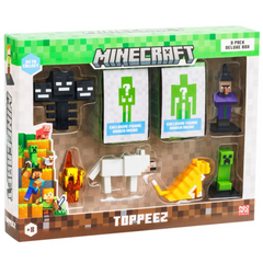Figurine 3D Minecraft Nessiworld, tête de stylo Toppeez, 8 pièces