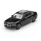 Nessiworld Mini GT 1/64 BMW i7 eDrive50 Black Sapphire Blister Pack
