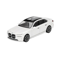 Nessiworld Mini GT 1/64 Bmw i7 XDrive60 Mineral White