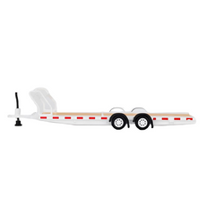 Remorque porte-voitures Nessiworld Mini GT 1/64 blanche MGTAC21