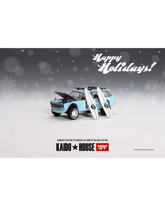 NessiWorld Mini GT 1/64 Datsun Kaido 510 Wagon 4x4 Winter Holiday Edition