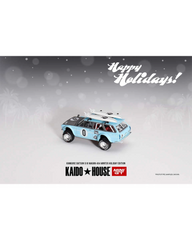 NessiWorld Mini GT 1/64 Datsun Kaido 510 Wagon 4x4 Winter Holiday Edition