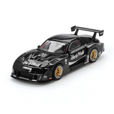 Nessiworld Mini GT 1/64 MAZDA RX-7 LB-Super Silhouette Liberty Walk Black Blister Package