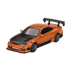 Nessiworld Mini Gt 1:64 Nissan Silvia S15 D-Max Orange Métallisé