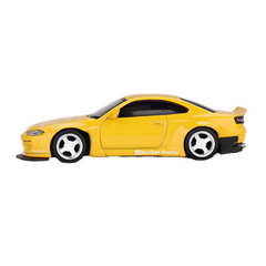 Nessiworld Mini GT 1/64 Nissan Silvia (S15) Rocket Bunny Bronze Jaune MGT00643