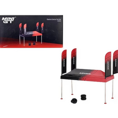 NessiWorld Mini GT 1/64 Paddock Service Tent Set ''ADVAN''