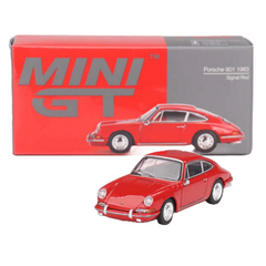 Nessiworld Mini GT 1/64 Porsche 901 1963 Rouge Signal MGT00695
