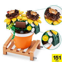 Nessiworld MNB08000 MAX Potted Plants surprise 151 pieces