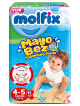 Nessiworld Molfix Swim Diaper 4-5 Size 9-15 Kg 11 Pieces