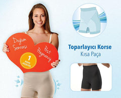 Nessiworld Doğum Sonrası Toparlayıcı Korse Kısa Paça Siyah