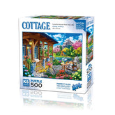 Nessi World 20053 Colorful House Near The Lake 500 Piece Puzzle -KS Puzzle