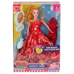 Nessiworld 02280 Anlily Dressed Doll with Mirrored Bag - Oydaş Oyuncak