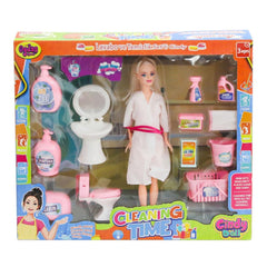 Nessiworld 02452 Cindy Doll Baby Sink and Cleaning Set - Oydaş Oyuncak