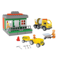 Nessiworld 03 611 Double Blocks Transmixer Set -Pilsan Toys