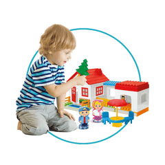 Nessiworld 03135 Single Storey House Blocks 36 Pieces - Grandfather