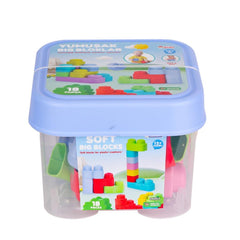 Nessiworld 04007 Soft Big Blocks Bucket 18 Pieces -Dede