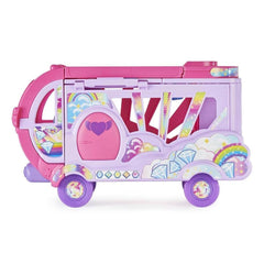 NessiWorld 1038215 Hatchimals Transforming Rainbow Cation Caravan