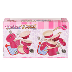 Marmite émaillée Nessiworld 3815-6A 11 pièces rose - Vardem Toys