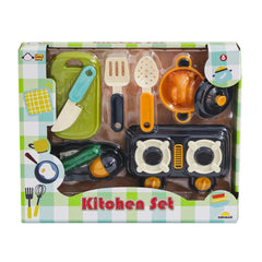 Ensemble de cuisine avec cuisinière et ustensiles de cuisine Nessiworld 4372 - Sunman