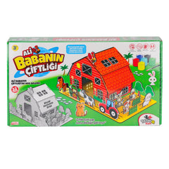 Nessiworld 8202 Ali Baba's Farm 3D Puzzle and Coloring -Totteriq