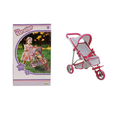 NessiWorld 9614 3 Tekerlekli Pembe Gri Puset -Sunman