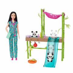 Nessiworld Barbie Yavru Panda Bakımı Oyun Seti HKT77