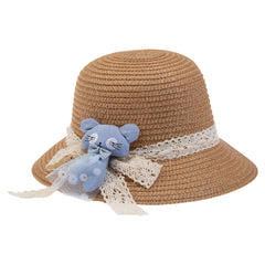 Nessiworld Baby Straw Hat (2-6 Years) Y24700-01 Medium Beige