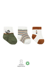 Nessiworld Bistyle 3-Pack Combed Cotton Ankle Socks BS10109 Nil