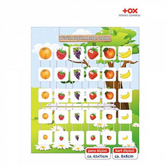 Nessiworld Big Small Fruit Game Educational Board