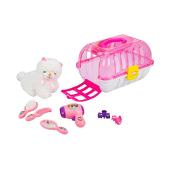 Nessiworld Plush Cat Hairdresser Set with Bag