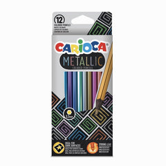 Nessiworld Carioca 12 Color Metallic Crayon Set