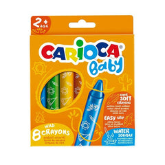 Nessiworld Carioca Jumbo Baby Soft Pastel Crayons 8 Pieces