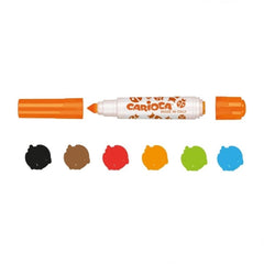 Nessiworld Carioca Stamperello Felt Tip Crayons 6-Pack