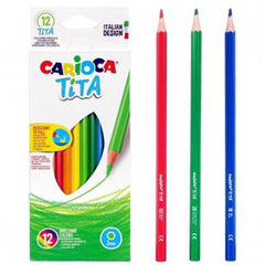 Nessiworld Carioca Tita Colored Pencils 12 Pack 42793