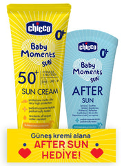 Nessiworld Chicco Baby Moments Sun Cream Spf 50+ 75 ml + After Sun Gift