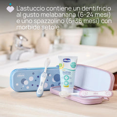 Nessiworld Chicco Toothbrush Set 6+ Months Lilac