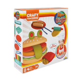 Nessiworld Craft Super Burger Play Dough Set 200 gr. 12 Pieces