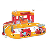 Nessiworld Grandfather Fire Brigade Road Set 50 Pieces