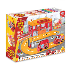 Nessiworld Grandfather Fire Brigade Road Set 50 Pieces