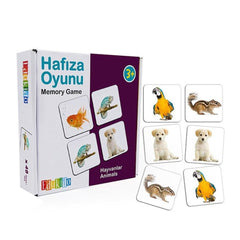 Nessiworld EDU-2013 Memory Game Real Animals -Chiva