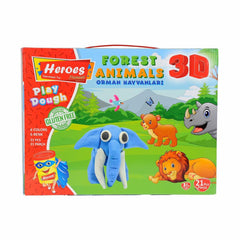Nessiworld ERN-571 Heroes 3D Forest Animals Set - Eren Educational Toy