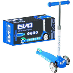 Trottinette à trois roues Nessiworld Evo Lighted Move N Groove Bleu
