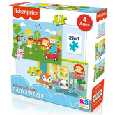 Nessiworld Fisher Price Baby Railway & Bedtime 2 in 1 Puzzle
