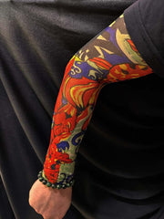 Nessiworld Wearable Arm Tattoo Sock Tattoo 3D Printed Arm Leg Tattoo 2 Pieces Model 4