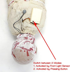 Nessiworld Halloween Sensor Lighted Animated Mummy 25x75 cm