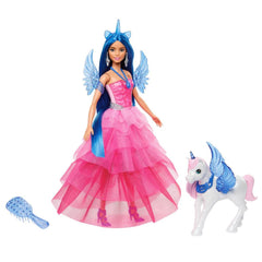NessiWorld HRR16 Barbie Blue Haired Princess Doll