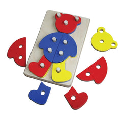 Nessiworld KAL-1003 Bear Disassemble Wooden Toy -Chiva