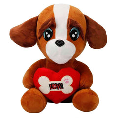 NessiWorld Heart Plush Dog 30 cm.