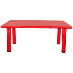 Nessiworld King Table Plastic Legs Red